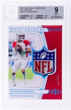 2021 Panini National Treasures Kyler Murray #39 NFL Shields BGS 9