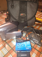 Samsung SC-D372 Handheld MiniDV Camcorder 34x Zoom 2.7" LCD USB Silver- Tested