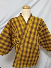 Japanese Hanten Kimono Padded Jacket Traditional Winter House Coat