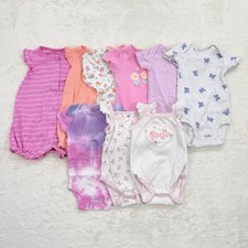 Carters Etc Baby Girl Lot 1 Bodysuit Sleepwear Size 3/6 Months