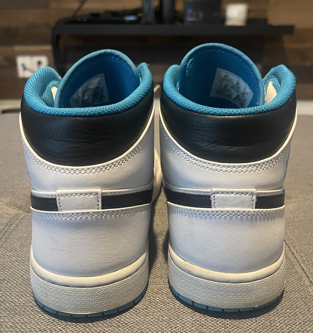 Size 10.5 - Air Jordan 1 Mid Laser Blue View 3