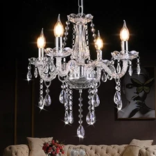 Luxury Clear Small Crystal Chandelier,Antique Small Chandelier,Mini Glass Cha...
