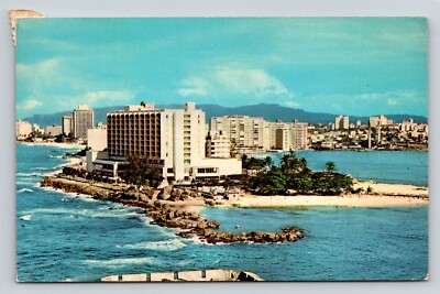 1961  San Jeronimo Hilton   Puerto Rico  Postcard