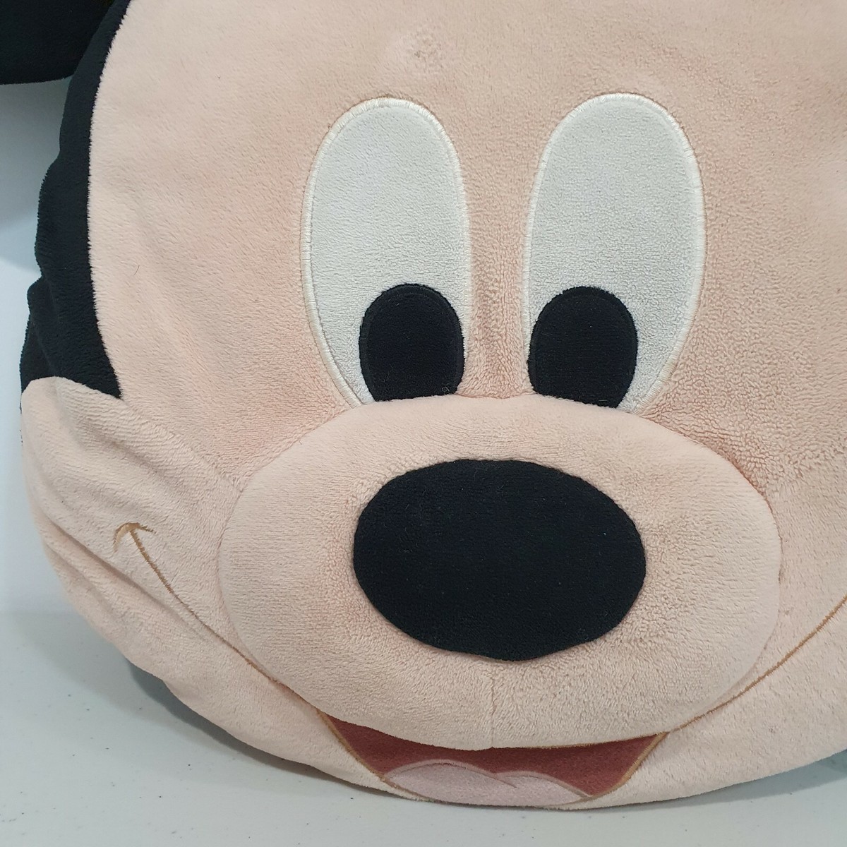 Disney Store Mickey Mouse Head Pillow Cushion Plush Toy