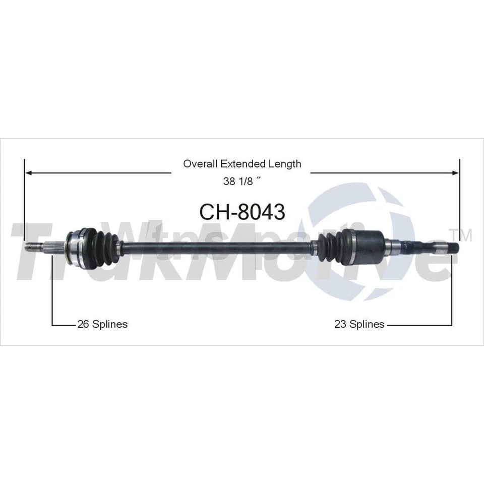 Conjunto de juntas CV delanteras 2x para Plymouth Turismo 1983-1986 Foto 3 de 4