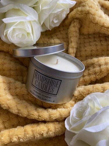 Spruce and Peppermint Candle, Strong Scented, Soy Wax, Handmade, Christmas Scent - Picture 4 of 6