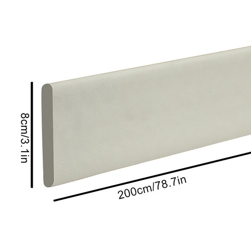 Extraíble Autoadhesivo Pared Techo Esquina Línea Borde Zócalo Cintura Línea Borde - Imagen 4 de 25
