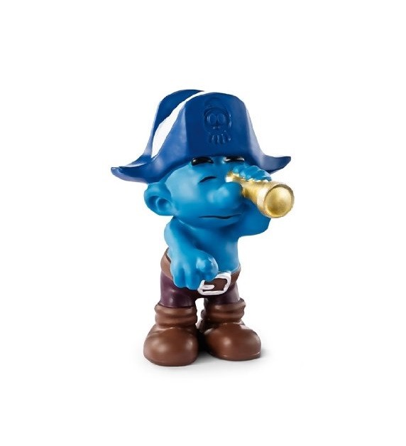 The Smurfs Figurine Smurf Lookout 2 3/16in LookOut Smurf 207653 eBay