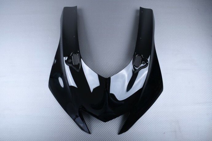 Carénage de nez avant noir pour moto Yamaha YZF R6 RJ27 2017-2022