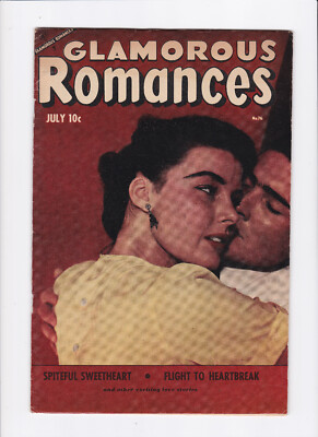 GLAMOROUS ROMANCES #76 [1954 VG/FN] PHOTO COVER!   ''SPITEFUL SWEETHEART''