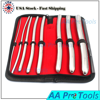 #ad Hegar 8 Pieces Sounds Kit Surgical Steel Dilator Set $19.19