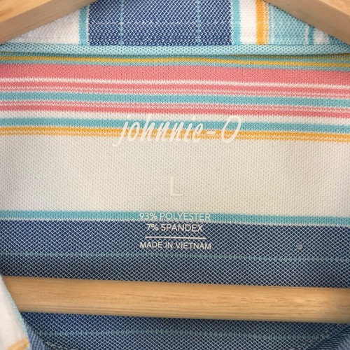 johnnie-O Erwin Lake Polo Multi Colored Stripe size L - 第 4/9 張圖片