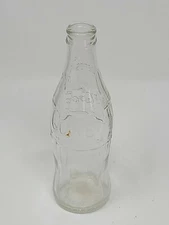 Vintage Coca Cola Soda Pop Bottle No Refill Deposit Bottle 10 oz  Empty Coke