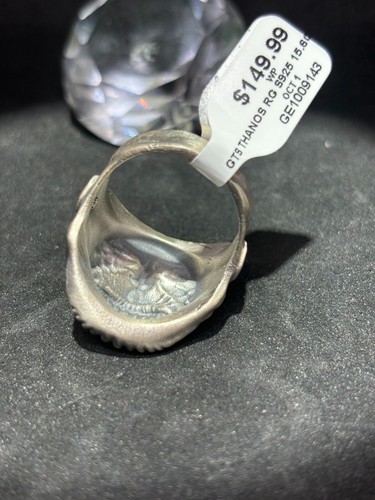 THANOS Antique Sterling Silver Mens Ring NWT Sz 11, 15.6 Grams , Inspired, Rare - Picture 4 of 10