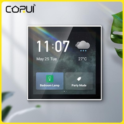 Tuya Smart T6E Multi-functional Touch Screen Control Panel 4 inches Central Cont