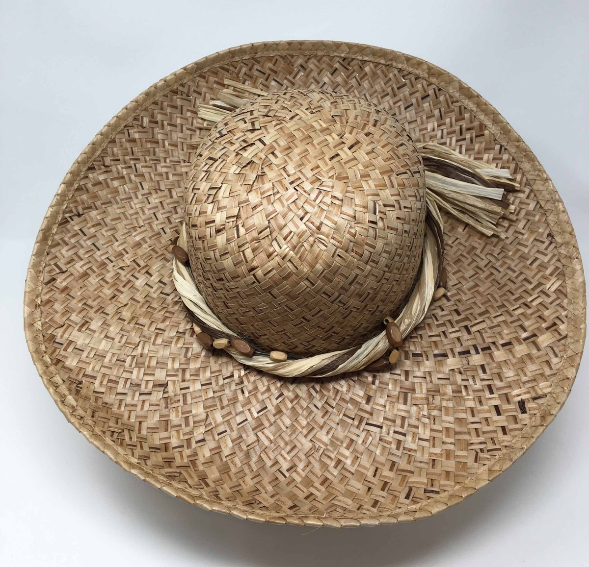 SAKS FIFTH AVENUE Straw Sun Hat Italy Lightly used | eBay display picture 1