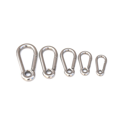 Spring Hook 304 Stainless Steel Carabiner Clip Snap - Eyelet Carabiner M4 - M10