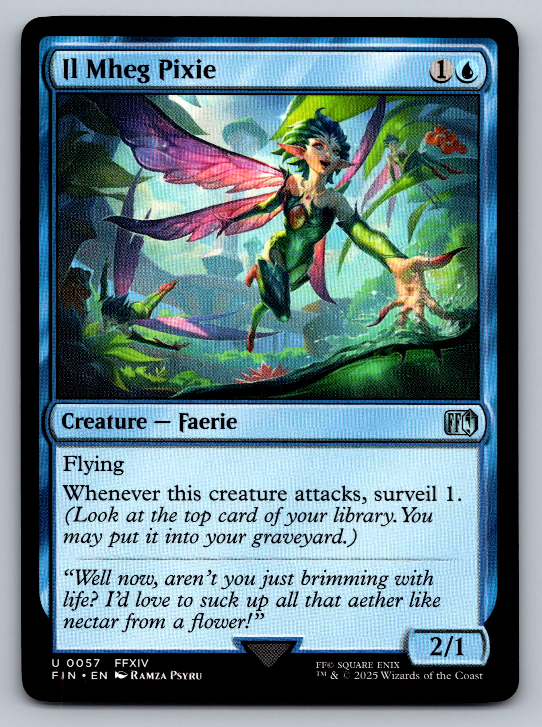 Il Mheg Pixie U 0057 - Final Fantasy MTG Magic The Gathering (Regular)