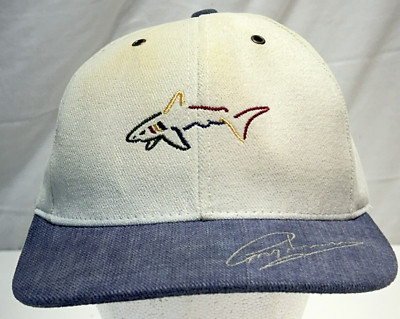 Greg Norman Collection Golf Hat Cap Hook n Loop Adjustable Fit