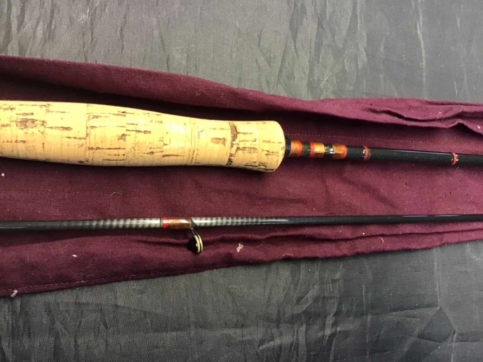 Vintage Fibatube Ltd (Hardy) 8ft 4/5 graphite carbon fibre fly fishing