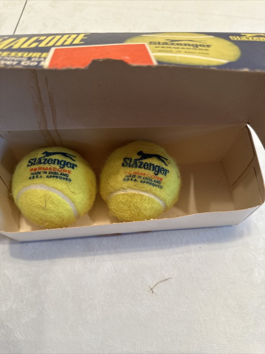 ancienne boite balles de tennis slazenger,ca 1950/vintage