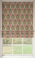 The Chateau LILY GARDEN CREAM Blackout Roman Blind Made to Order Various Sizes