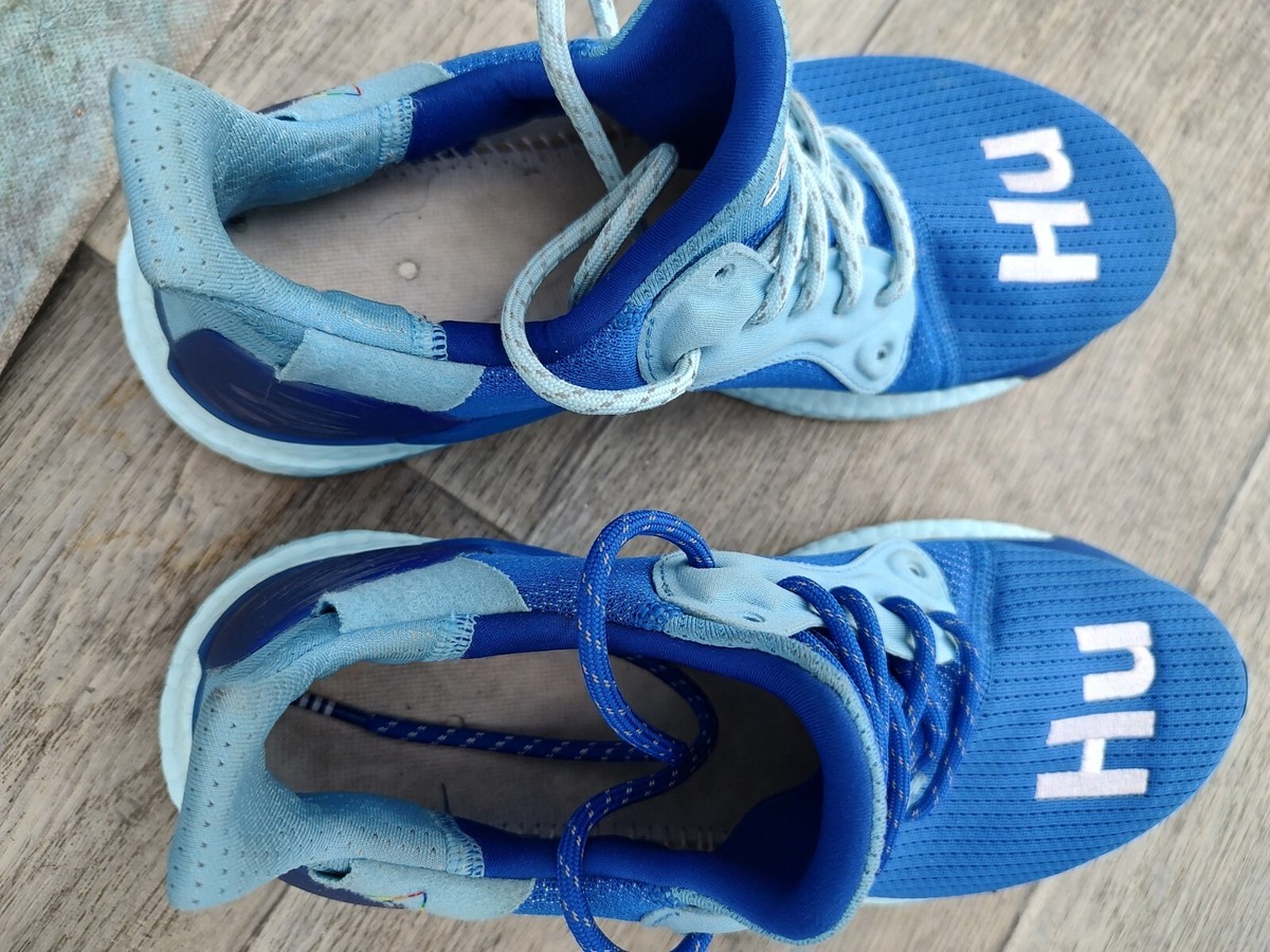 Size 9 - Adidas Solar HU Glide x Pharrell Power Blue 2019 