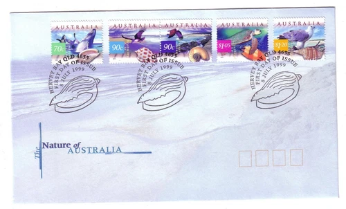 1999 FDC Australia. Nature of Australia. Pict.FDI "HERVEY BAY"