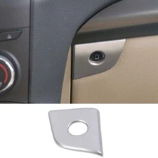 2015-2021 Fit For Ford Edge Matte Silver Co-Pilot Storage Box 1PCS Cover Trim