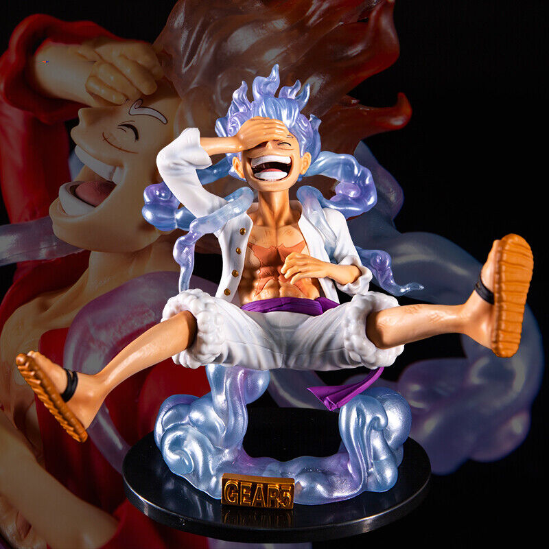 Anime One Piece Luffy Gear 5 Action Figure Statue