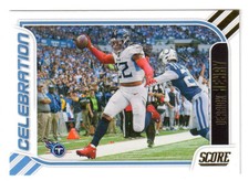 2023 Score #19 DERRICK HENRY 'CELEBRATION' INSERT CARD! TITANS