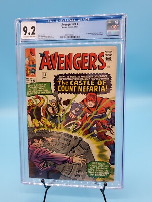 CGC 9.2 AVENGERS #13 1ST APP COUNT NEFARIA MARVEL COMICS 2/65 GRADED | eBay