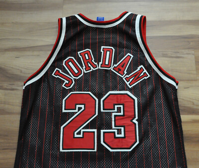 Michael Jordan Chicago Bulls Champion Jersey Authentic Pinstripe
