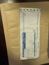 2 PART Credit Card Imprinter Sale Slips Credit Charge Receipt Drafts