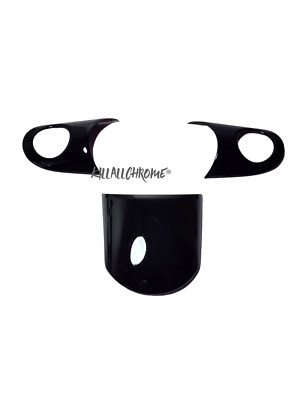 For MINI R53 Steering Wheel Spoke Covers Gloss Black Multi Function R50 Cooper T