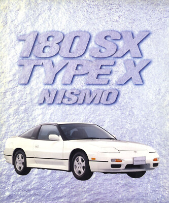 Catalog] NISSAN 180SX Type X NISMO 1996 Japanese brochure E-RPS13