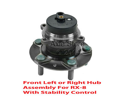 DTA Front Wheel Hub Bearing Assembly Fits Mazda RX-8 With Stability Control