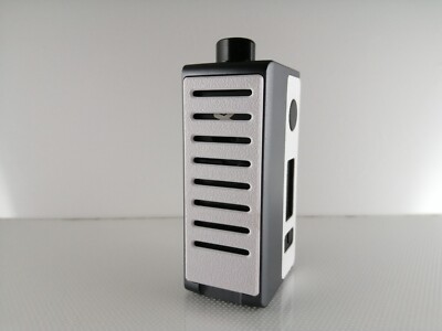 Stubby 18650 AIO Panels Full 3 Part Set 3D Printed in White with slots.