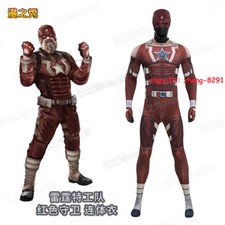 2025 Thunderbolts Red Guardian Halloween Jumpsuit Suit Cosplay Bodysuit Tights