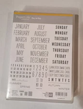 Project Life Stampin' Up Stamp Set DAY TO DAY. Months, days, calendar stamps.