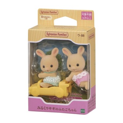 Sylvanian Families Baby Milk Rabbit Twins Japan Calico Critters