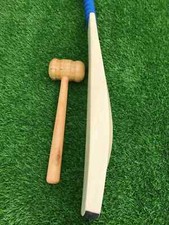 English Willow Cricket Bat Grade1 Big Thick Edge Wood Hammer Nature In India