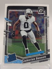 2023 PANINI DONRUSS OPTIC JAKORIAN BENNETT RATED ROOKIE FOOTBALL CARD RAIDERS  