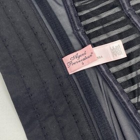 Agent Provocateur Kelsie Black Corset Waspie AP3 Medium New