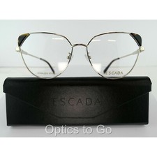 Escada VESD45K 08M6 CAMEL WITH COLORS 57-15-140 XL Eyeglass Frames