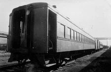 RDG reading railroad 1374 coach car Reading Pennsylvania mounted copy negative