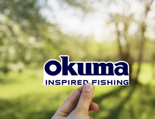 Okuma Angeln Aufkleber Decal Okuma Baitcaster Tacklebox Sticker wasserdicht X2 - Bild 2 von 2