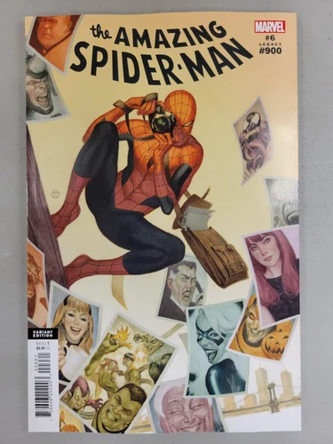AMAZING SPIDER-MAN 6 1:25 TEDESCO VARIANT #900 LEGACY MARVEL COMICS 2022 HOT*