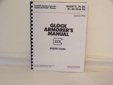 Gun Manual For Glock 17 17l 19 20 21 22 23 Repro Comb Bound Gloss Covers