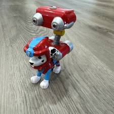 Paw Patrol Sea Patrol Light Up Marshall Figure  Removable Pup Pack -READ DESCRI